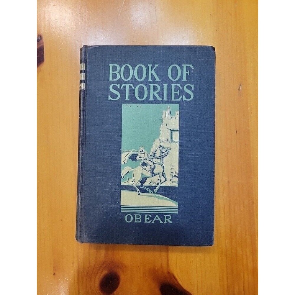 1928 Academy Classics Book of Stories by Emily Obear RARE Allyn & Bacon Vintage